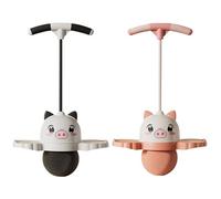 Jump Ball With Handle, Creative Bounce Ball, Cartoon Animal Shape Design, Balance Enhancement Toy, (29.53 Inches), Ideal for Boys, Girls, Children’s Outdoor Fun