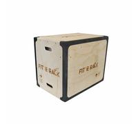 Fit & Rack Jump box en caoutchouc 75 x 60 x 50 cm Beige