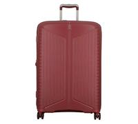Jump Evae 4 roues Valise cabine 76 cm avec soufflet d'extension rouge