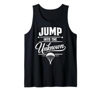 Jump Into The Unknown Parachutisme Cadeau Débardeur