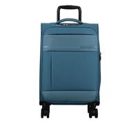 Jump Monthélys 4 roues Valise cabine 55 cm avec soufflet d'extension bleu