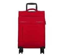 Jump Monthélys 4 roulettes Trolley de cabine 55 cm avec soufflet d'extension rouge