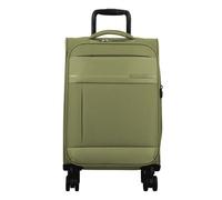 Jump Monthélys 4 roulettes Trolley de cabine 55 cm avec soufflet d'extension vert