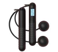 Jump Rope - Fitness Exercise Training Tool | Digital Counting Cordless Gear, Ball Weighted Speed Accessory for Men Women, Indoor Cardio Sport Equipment for Home Gym