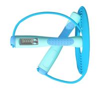 Jump Rope Fitness Trainer - Réglable Skipping Cord With Built-In Counter, Ergonomic Textured Handles Non Slip Grip Design, Steel Core PVC Coated Cable, For Cardio Training Gym & Home Workouts
