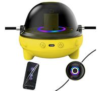 Jump Rope Machine, Smart Wireless Skipping Device, 10-Speed Digital Counter, Music Mode with Remote Control, Ideal for Home, Gym, Fitness & Cardio Workout, 5,12 x 5,12 x 3,74 pouces