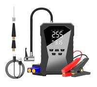Jump Starter with Air Compressor, 12V Battery Pack, ABS Cordless Car Start Booster, Smart Digital Power Bank, Ideal for Truck, Motorcycle, Camping, Travel, Power Solution, 18.5x11.5x6cm