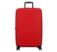 Jump Striper 4 roulettes Trolley 68 cm avec soufflet d'extension rouge
