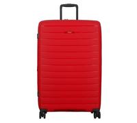 Jump Striper 4 roulettes Trolley 77 cm avec soufflet d'extension rouge