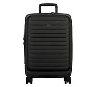 Jump Striper 4 roulettes Trolley de cabine 55 cm avec soufflet d'extension gris