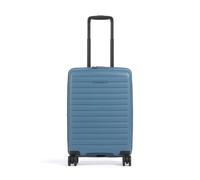 Jump Striper 4 roulettes Trolley de cabine 55 cm avec soufflet d'extension bleu