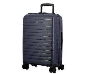 JUMP Valise Moyenne Extensible Striper 68x43x25/29 cm (STR24) (Bleu foncé)