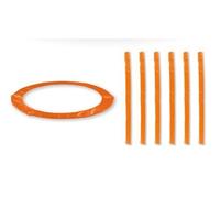 JUMP4FUN Accessoires Trampoline Pack relooking Trampoline 10FT - 305cm - 6 Perches - Orange