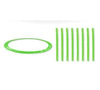 JUMP4FUN Accessoires Trampoline Pack relooking Trampoline 10FT - 305cm - 8 Perches - Vert pomme