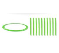 JUMP4FUN Accessoires Trampoline Pack relooking Trampoline 12FT - 366cm - 10 Perches - Vert pomme