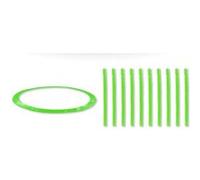 Accessoires Trampoline Pack Relooking Trampoline 12ft - 366cm - 10 Perches - Vert Pomme