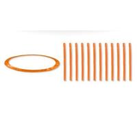 JUMP4FUN Accessoires Trampoline Pack relooking Trampoline 14FT - 427cm - 12 Perches - Orange Orange G