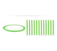 Accessoires Trampoline Pack Relooking Trampoline 14ft - 427cm - 12 Perches - Vert Pomme