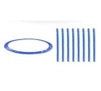 JUMP4FUN Accessoires Trampoline Pack relooking Trampoline 14FT - 427cm - 8 Perches - Bleu