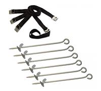 JUMP4FUN Kit de Fixation Trampoline 6Pcs