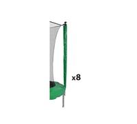 JUMP4FUN Protection pour perches de trampolines toutes tailles Pack de 8 Chaussettes universelles - Vert