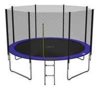 JUMP4FUN Trampoline pour enfant Jump4Fun Deluxe filet extérieur -12FT (366 cm) Bleu G