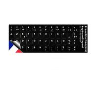 jumper Autocollant Clavier en français,Sticker Autocollant AZERTY Noir pour Touches de Clavier d'Ordinateur Portable pour utilisateur Français voire Belge - Conversion de Clavier QWERTY en AZERTY