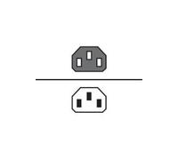 Jumper - Câble d'alimentation - power IEC 60320 C13 pour IEC 60320 C14 - 3 m