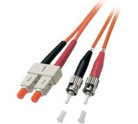 Jumper duplex SC-ST 50/125µm, OM2, LSZH -- orange, 3.0mm, 10m