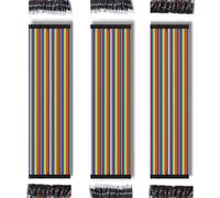 Jumper Wire Cable 3 x 40 pcs. Chaque 20 cm M2M/ F2M / F2F, 40Pin Mâle vers Mâle, 40 Pin Femelle vers Femelle, Compatible avec Arduino et Raspberry Pi Breadboard incluant Un E-Book!