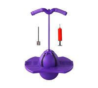 Jumping Ball for Kids Interactive Quiet Bouncing Ball with Handle Air Pump Durable Lightweight Fun Exercise Toy for Boys Girls Home School Playroom Park Travel Sports Exercise Camping | Reusable