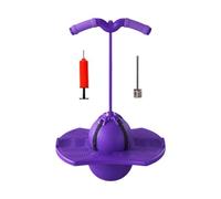 Jumping Ball for Kids - Non Slip Balance Design, Handle Grip with Air Pump, Interactive Quiet Bouncy Ball | Jumping for Home School Park Travel Sports Exercise Camping Birthday Holiday