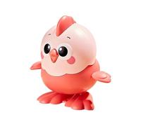 Jumping Chicken Wind Up Toy - Cute Mechanical Animal Action Set, Interactive Twist Motion Play Item, Educational Fun Entertainment Accessory Tool, Engaging Activity Device | Kids Play Use, Nursery Lea