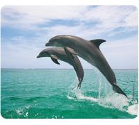 Jumping de Dolphins Mouse Mat (24 x 19 cm) made of special rubber extremely tear-resistant with a strong adhesive underside for optimal hold