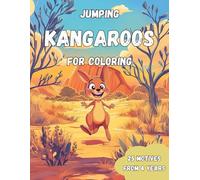 Jumping Kangaroos for Coloring: Hop into a world of fun with these cheerful kangaroos - the perfect coloring adventure for little artists with big imaginations!