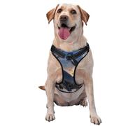 Jumping Killer Whales and Birds of Prey Harnais pour chiens de petite, moyenne et grande taille - Sangles réfléchissantes, ajustement réglable avec boucles à dégagement rapide