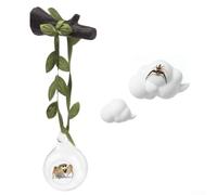 Jumping Little Creatures Habitat Ensemble de boules en verre avec 4 cachettes simulant l'environnement naturel des branches d'arbre