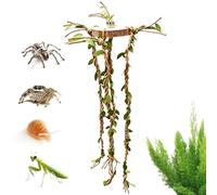Jumping Spider Climbing Decor - Reptile Cage Vines Artificial Climbing Rope Decor for Jumping Spider Enclosure Gecko Chameleon Snake Frog Bearded Dragon Habitat