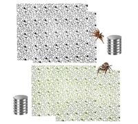 Jumping Spider Climbing Net PVC 50x30cm | Praying Mantis Terrarium Climbing Decor, Tarantula Habitat Enrichment Net, Enclosure Accessory for Breeders Educators School Projects | Pet Habitat