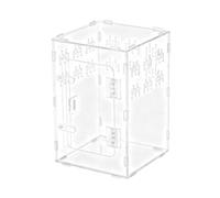 Jumping Spider Enclosure - Clear Acrylic Habitat, Climbing Zone with Ventilation and Accessories, Terrarium Cage with Easy Access, Pet Supplies, Safe Spider and Invertebrate Habitat for Reptiles Fish