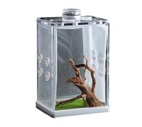 Jumping Spider Enclosure, Fish Breeding Tanks, Multi-Purpose Spider & Aquatic Pet Cage, Reptile and Amphibian Supplies, Sturdy Accessories 3.15x4.13x5.91 inches for Home Use