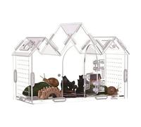 Jumping Spider Enclosure Kit | Tarantule Clear Acrylic Terrarium with Magnetic Doors, Jumping Spider Enclosures - for Mantis Reptile Snake Gecko Tortoise Frog Bearded Dragon Hermit Crab Turtle Lizard