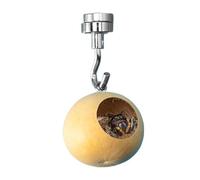 Jumping Spider House, Magnetic Hiding Nest, Effortless Mounting, Natural Gourd Enclosure, Breathable Handmade Design, Secure Climbing Exterior for Jumping Spiders, Terrariums, Arachnid