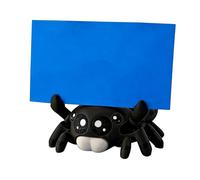 Jumping Spider Memo Holder for Notes and Photos - Charlotte Magnetic Desk Decoration with Sticky Note Clip Holder, Refrigerator Magnet Organizer for Home Office Students Teachers Kitchen School Dorm