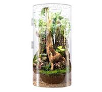 Jumping Spider Tank, Reptile Acrylic Enclosure, Portable Arboreal Habitat with Front OpeningWaterproof Tarantula Display Cage for Breeding, 12.01x5.91 inches