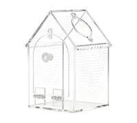 Jumping Spider Terrarium, Acrylic Habitat Tank, Escape-Proof and Small Pet Enclosure, Safe Home Indoor Terrarium for Spiders Reptiles Small Animals Family Friends Display Collection