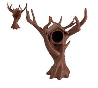 Jumping Spider Treehouse, Printed Climbing Tree and Cave Decor for Jumping Spiders, Tarantulas, Praying Mantises, and Small Arboreal Pets, Compact Habitat Accessory 8x11cm, Lightweight 22g