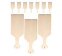 JUMPLAWN 10 Pièces Mini Planche à Découper Résistante Déformation avec Poignée en Bois Usage Polyvalent Cuisine et Service pour Loisirs Créatifs