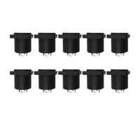 JUMPLAWN 10 Pièces Prise pour Haut-Parleur de Scène Acier Inoxydable | Remplacement Pratique, Lot, pour Caisses de Scène et Enceintes de Retour