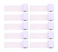 JUMPLAWN 10 Rouleaux de Papier Thermique Compatibilité Large 50mm X 20m et Résistance à L'eau pour Électrocardiographe pour Cabinets Médicaux et Soins D'urgence